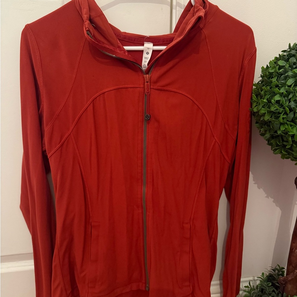 Burnt orange Lululemon align jacket